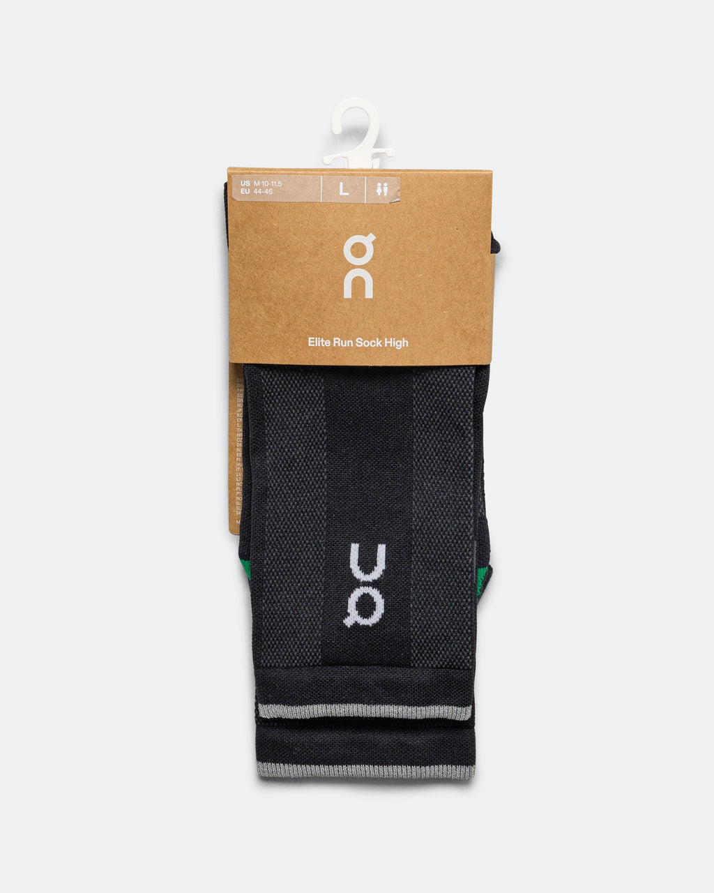 Elite Run Sock High - Black/Magnet