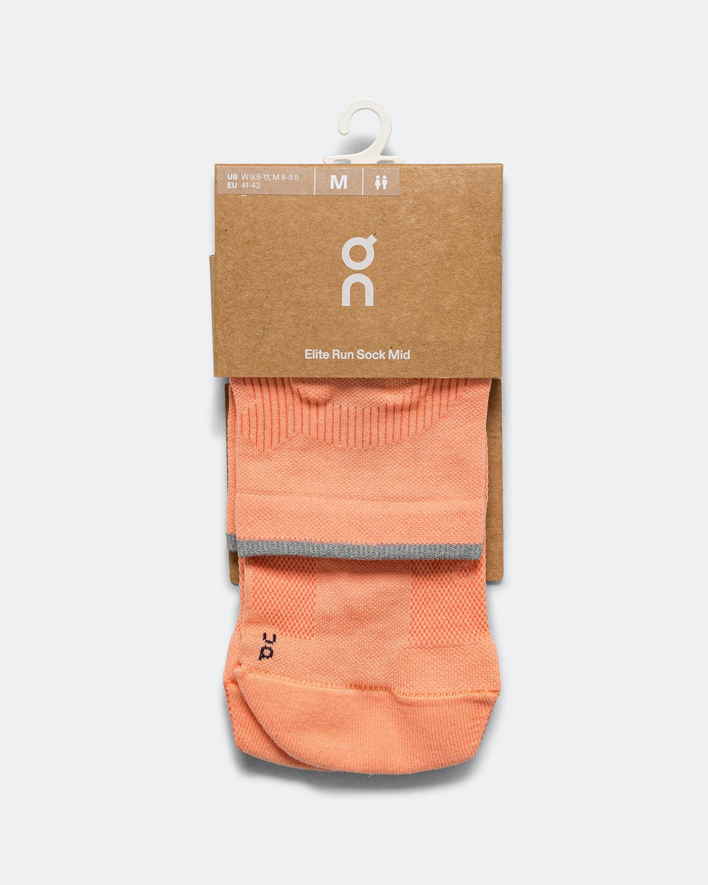 Elite Run Sock Mid - Sunstone/Reef