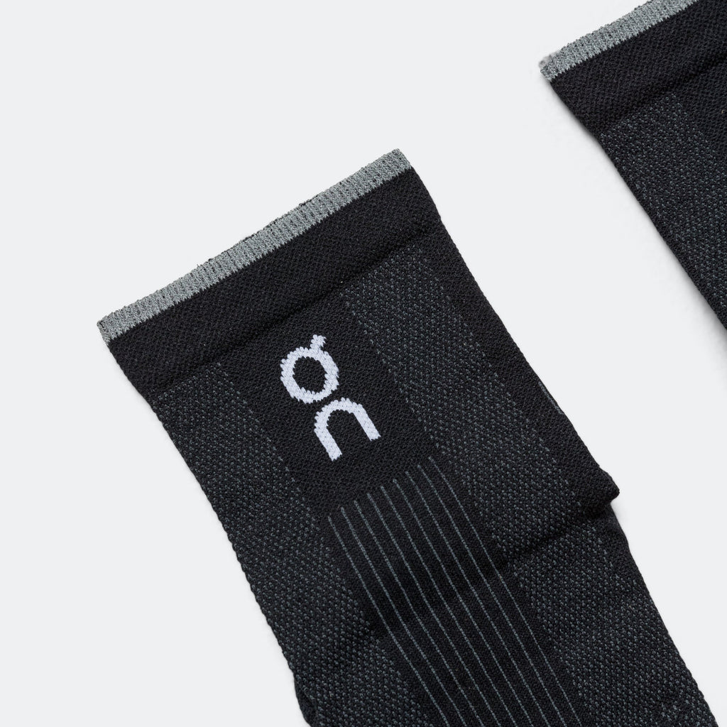 Elite Run Sock Mid - Black/Magnet