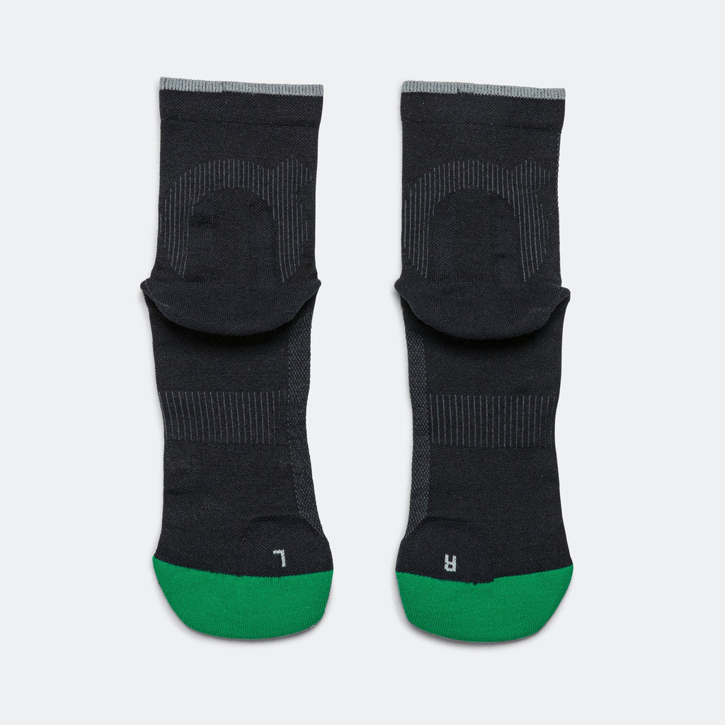Elite Run Sock Mid - Black/Magnet