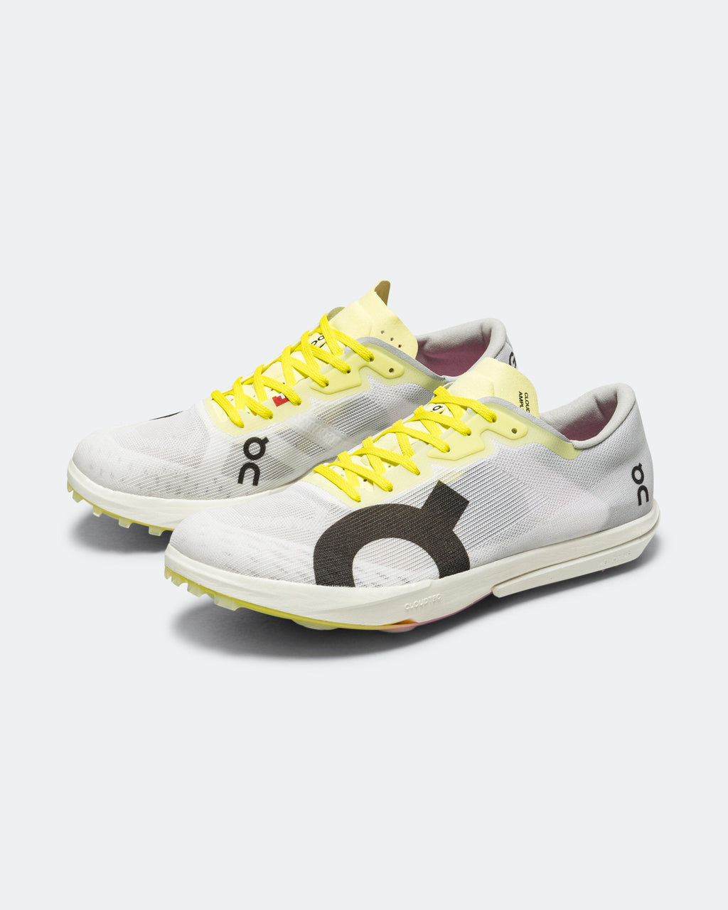 Mens Cloudspike Amplius 2 - White/Raspberry