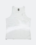Mens Pace Tank - Glacier/White