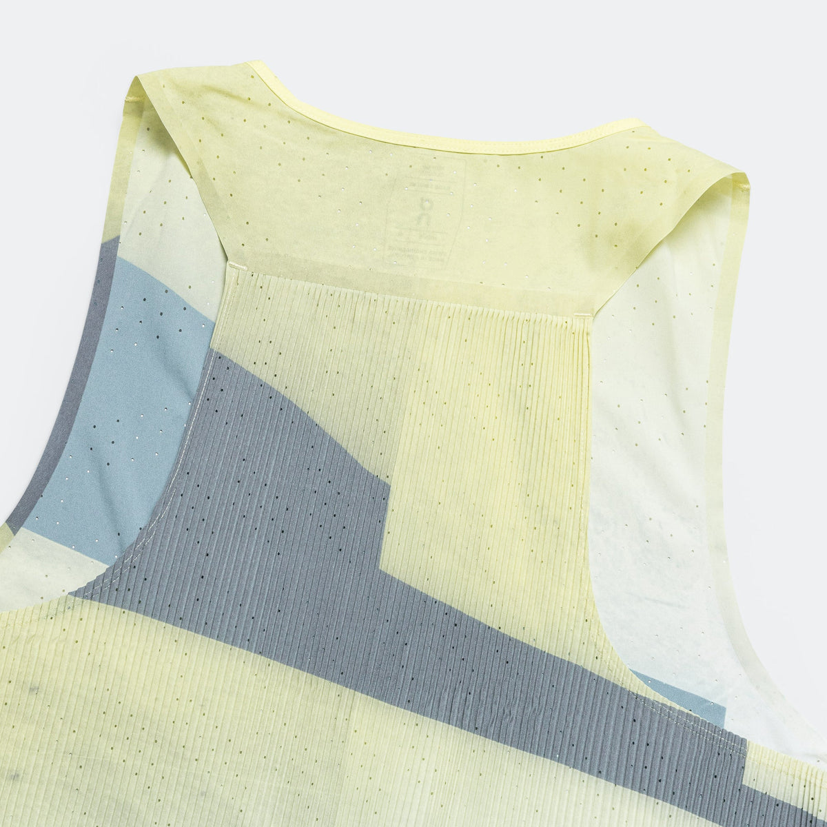 Mens Race Singlet - Limelight/Glacier