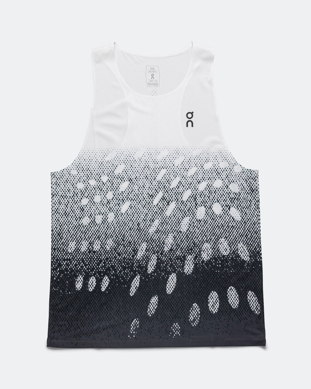 Mens Zero Singlet - White/Iron