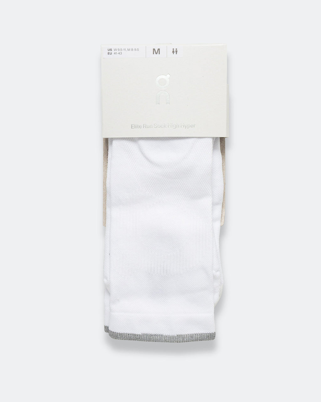 Elite Run Sock High Hyper - White