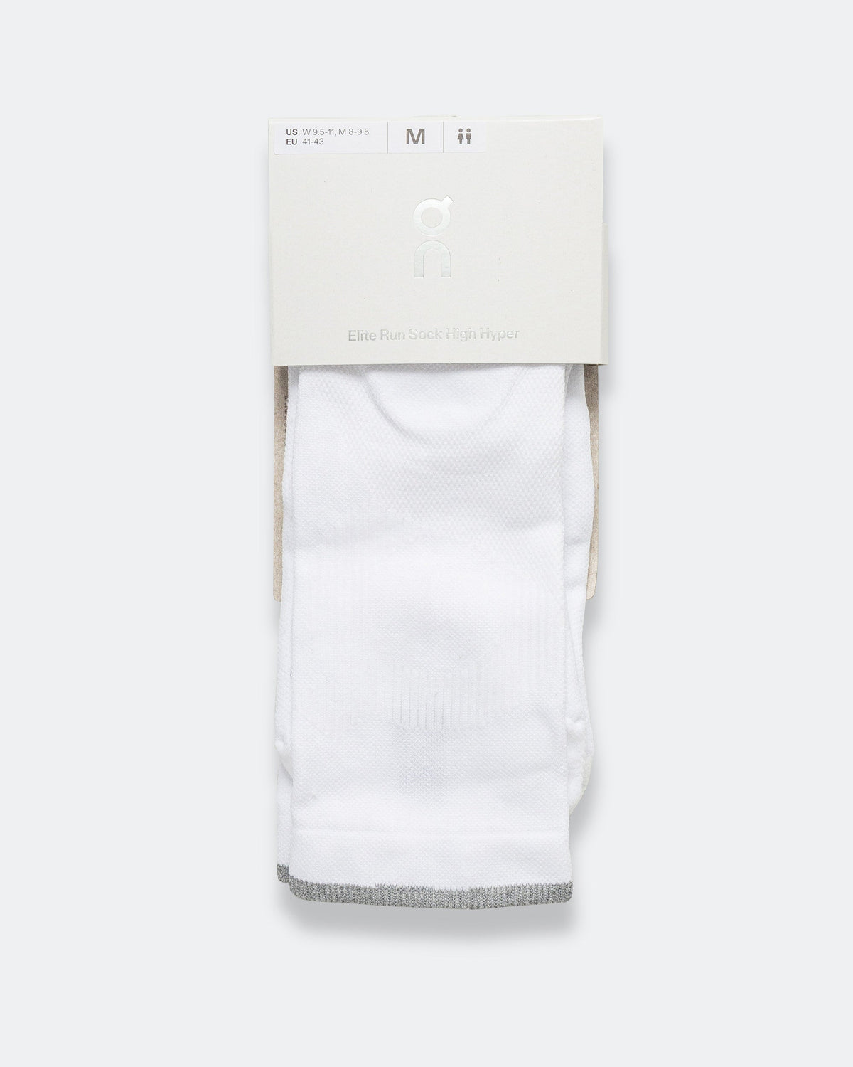 Elite Run Sock High Hyper - White
