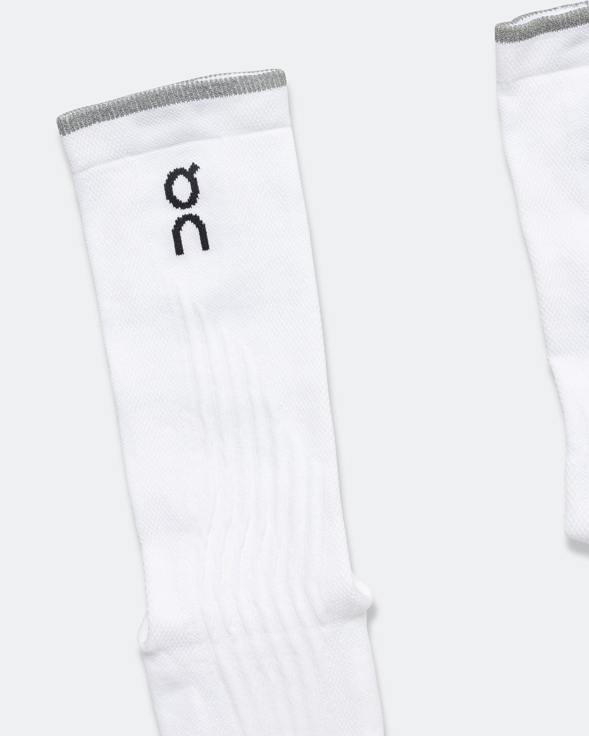 Elite Run Sock High Hyper - White