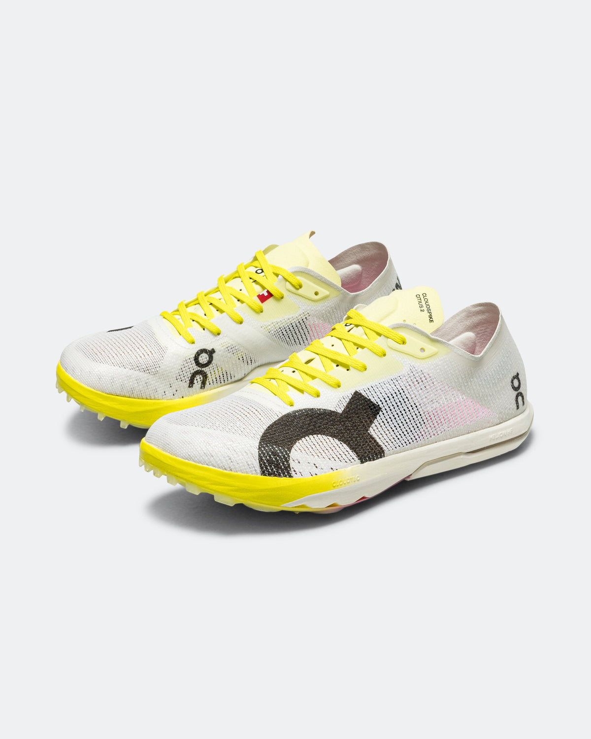 Womens Cloudspike Citius 2 - White/Raspberry