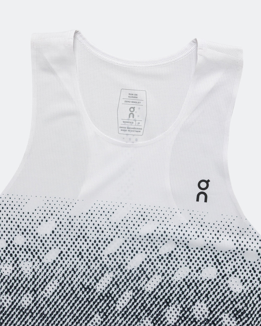Womens Zero Singlet - White/Iron