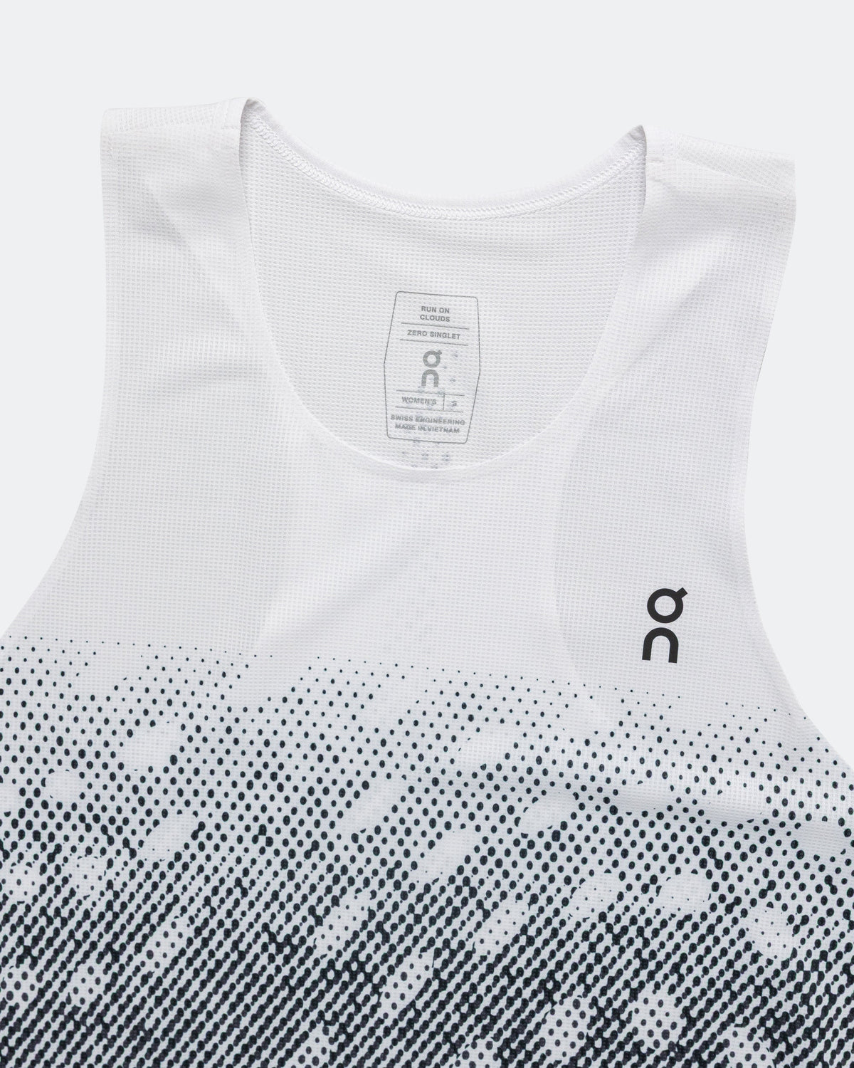 Womens Zero Singlet - White/Iron